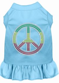 Rhinestone Rasta Peace Dress