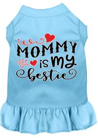 Mommy is my Bestie Screen Print Dog Dress