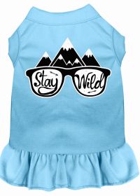 Stay Wild Screen Print Dog Dress