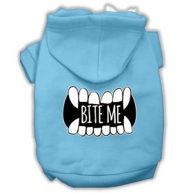 Bite Me Screenprint Dog Hoodie