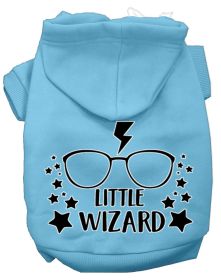 Little Wizard Screen Print Dog Hoodie