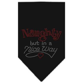 Naughty but in a Nice Way Rhinestone Bandana