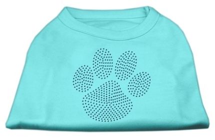 Blue Paw Rhinestud Shirt