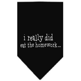 I really did eat the Homework Screen Print Bandana