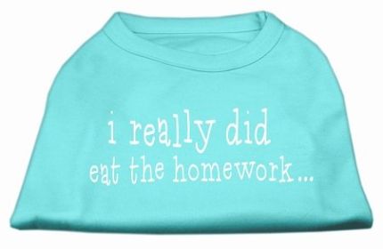 I really did eat the Homework Screen Print Shirt