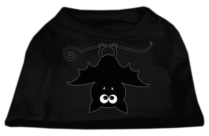 Batsy the Bat Screen Print Dog Shirt (Option: Black Sm)