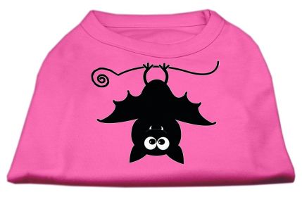 Batsy the Bat Screen Print Dog Shirt (Option: Bright Pink Lg)