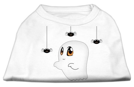 Sammy the Ghost Screen Print Dog Shirt (Option: White Med)