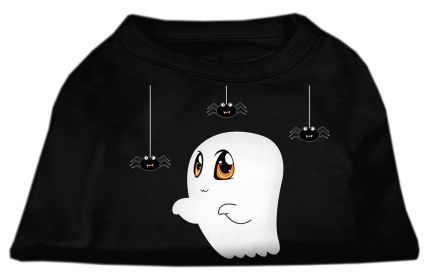 Sammy the Ghost Screen Print Dog Shirt (Option: Black Med)