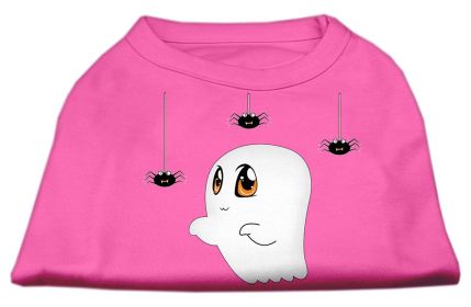 Sammy the Ghost Screen Print Dog Shirt (Option: Bright Pink Lg)