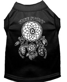 Free Spirit Screen Print Dog Shirt (Option: Black Med)