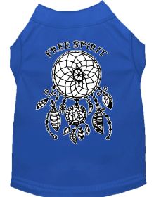 Free Spirit Screen Print Dog Shirt (Option: Blue Med)