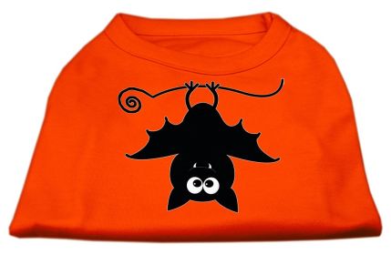 Batsy the Bat Screen Print Dog Shirt (Option: Orange Sm)