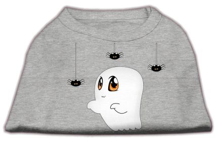 Sammy the Ghost Screen Print Dog Shirt (Option: Grey Sm)