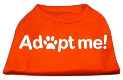 Adopt Me Screen Print Shirt (Option: Orange Med)