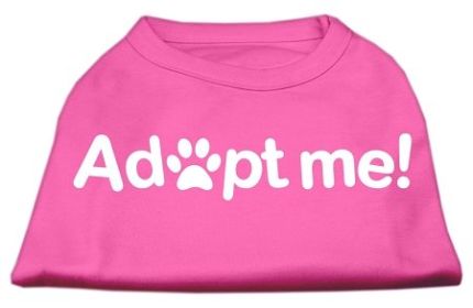 Adopt Me Screen Print Shirt (Option: Bright Pink Lg)