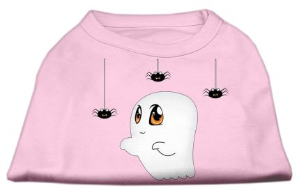 Sammy the Ghost Screen Print Dog Shirt (Option: Light Pink XS)