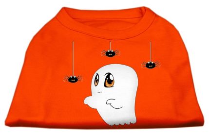 Sammy the Ghost Screen Print Dog Shirt (Option: Orange XS)