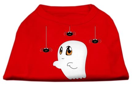 Sammy the Ghost Screen Print Dog Shirt (Option: Red XXL)