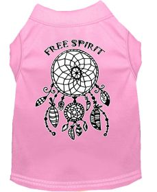 Free Spirit Screen Print Dog Shirt (Option: Light Pink XXL)