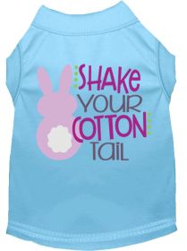 Shake Your Cotton Tail Screen Print Dog Shirt (Option: Baby Blue XXXL)