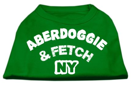 Aberdoggie NY Screenprint Shirts (Option: Emerald Green XXL)