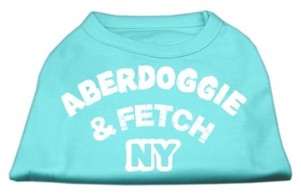 Aberdoggie NY Screenprint Shirts (Option: Aqua XXL)