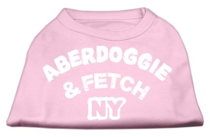 Aberdoggie NY Screenprint Shirts (Option: Light Pink XXL)