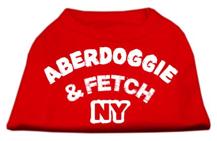 Aberdoggie NY Screenprint Shirts (Option: Red XS)