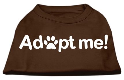 Adopt Me Screen Print Shirt (Option: Brown XXL)