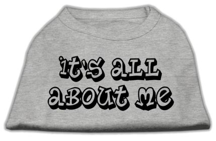 It's All About Me Screen Print Shirts (Option: Grey XXL)