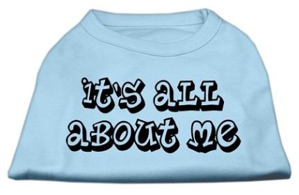 It's All About Me Screen Print Shirts (Option: Baby Blue XS)