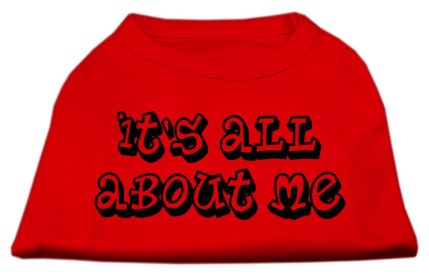 It's All About Me Screen Print Shirts (Option: Red XXL)