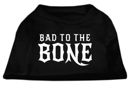 Bad to the Bone Dog Shirt (Option: Black XXXL)