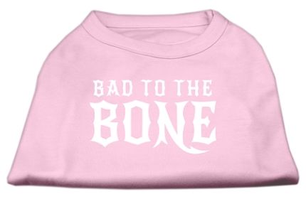 Bad to the Bone Dog Shirt (Option: Light Pink XXXL)