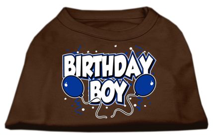 Birthday Boy Screen Print Shirts (Option: Brown XXXL)