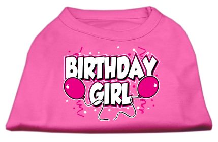 Birthday Girl Screen Print Shirts (Option: Bright Pink XXXL)