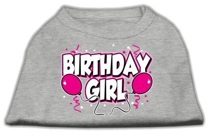 Birthday Girl Screen Print Shirts (Option: Grey XXL)