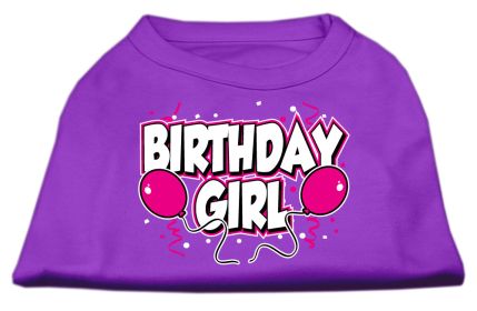 Birthday Girl Screen Print Shirts (Option: Purple XXXL)