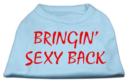 Bringin' Sexy Back Screen Print Shirts (Option: Baby Blue XXXL)