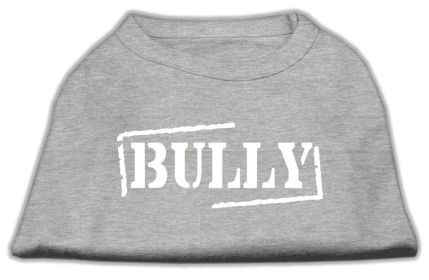 Bully Screen Printed Shirt (Option: Grey XS)