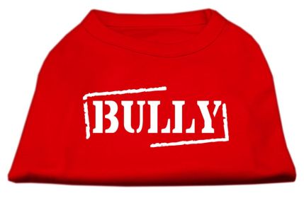 Bully Screen Printed Shirt (Option: Red XXXL)