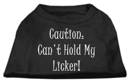 Can't Hold My Licker Screen Print Shirts (Option: Black XXXL)