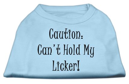 Can't Hold My Licker Screen Print Shirts (Option: Baby Blue XXXL)