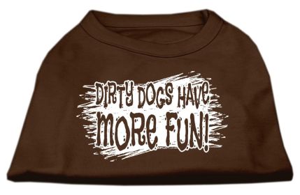 Dirty Dogs Screen Print Shirt (Option: Brown XS)