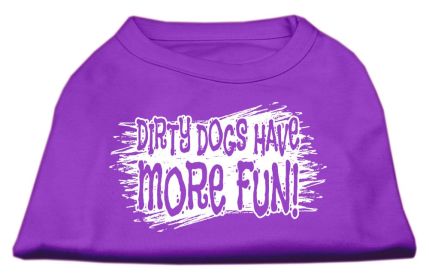 Dirty Dogs Screen Print Shirt (Option: Purple XXXL)