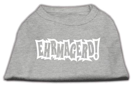 Ehrmagerd Screen Print Shirt (Option: Grey XXL)