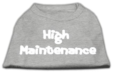 High Maintenance Screen Print Shirts (Option: Grey XS)