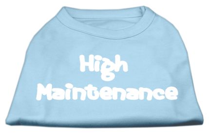 High Maintenance Screen Print Shirts (Option: Baby Blue XXXL)