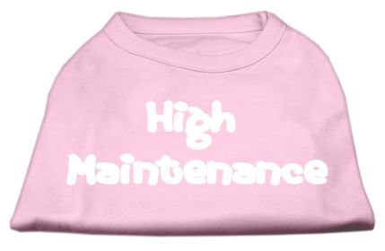 High Maintenance Screen Print Shirts (Option: Light Pink XS)